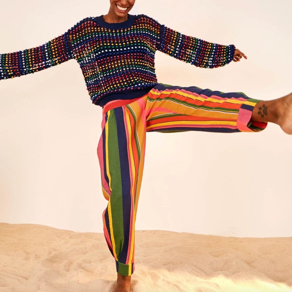 Farm Rio Striped Pants